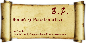Borbély Pasztorella névjegykártya